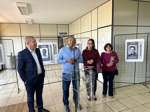 Da esquerda para a direita: Abimael Silva, Nelson Antônio, Emília Santos e Flomar Chagas