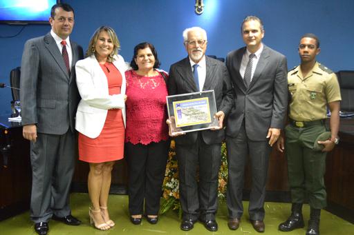 Sessão Solene de concessão do Título de Cidadão Jataiense ao Sr. Kassem Mohamad faress.