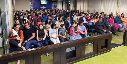 Vários líderes evangélicos do município foram homenageados