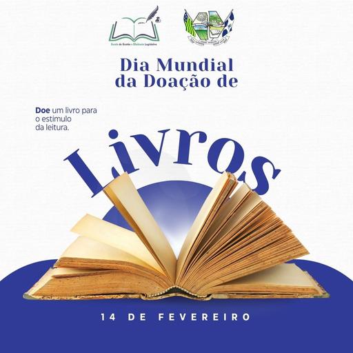 Obras arrecadadas serão distribuídas para bibliotecas e escolas