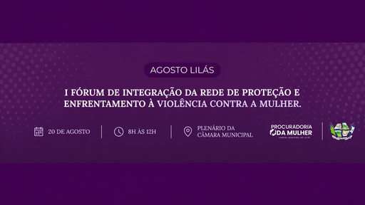 Evento será realizado na Câmara de Jataí, no dia 20 de agosto
