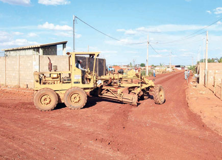 Trabalho conjunto entre prefeitura e loteador do Morada do Sol poderá concluir os serviços de infraestrutura no setor