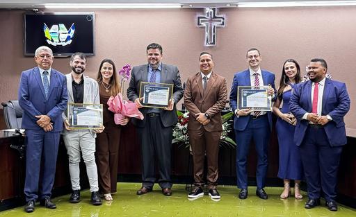 Foram homenageados Paulo Brondi, Fábio Morato e Heráclito Noé