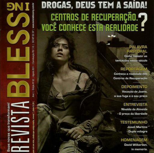 Sai o segundo número da revista "Blessing". Em destaque, o funcionamento dos centros de recuperação de dependentes