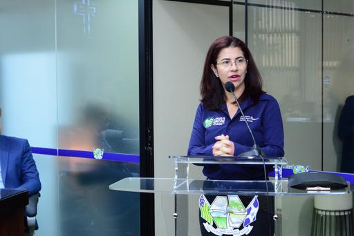 A secretária de Segurança Pública, Selma Rodrigues, agradeceu pelo apoio da Câmara e da prefeitura para a viagem da delegação jataiense ao Japão