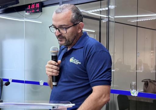 Alexandre Grande expôs aos parlamentares a situação financeira do Albergue São Vicente de Paulo