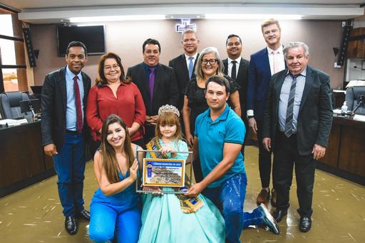 Vereadores com Antonella Ludke e sua família