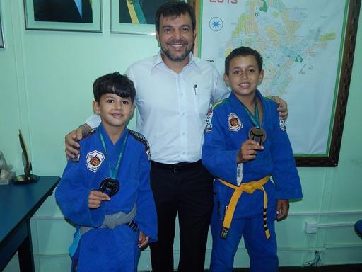 André e Rafael subiram ao pódio do Grand Prix de Judô, disputado em novembro na cidade de Anápolis